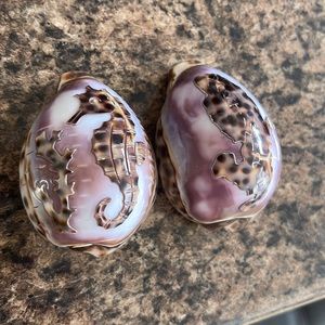 Martinique design Cypraea Tigris Dark Spots seashell